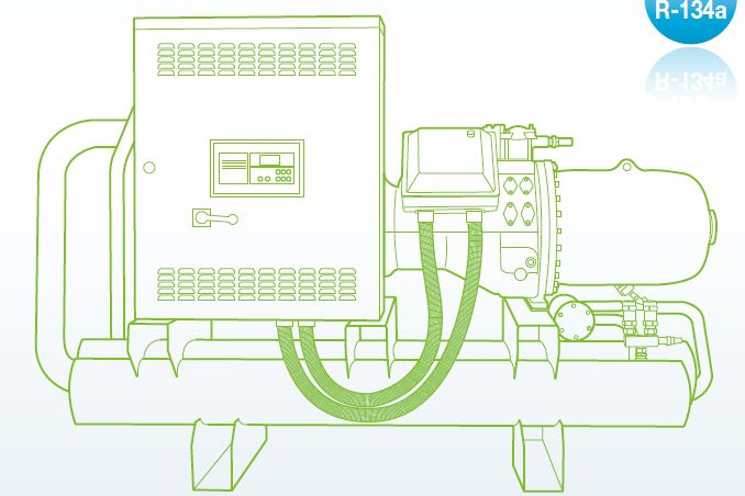 水冷螺桿式冷水機(jī)組(R134a)